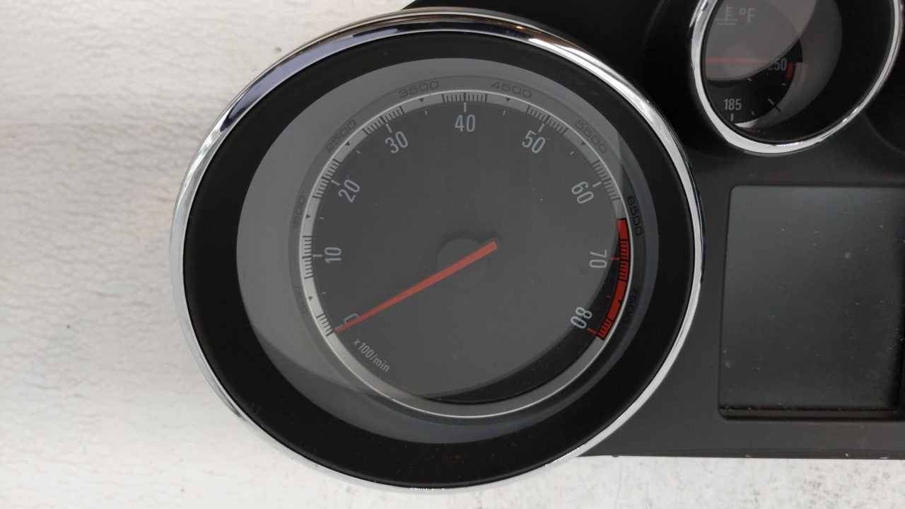 2011 Buick Regal Instrument Cluster Speedometer Gauges P/N:22783067 Fits OEM Used Auto Parts - Oemusedautoparts1.com