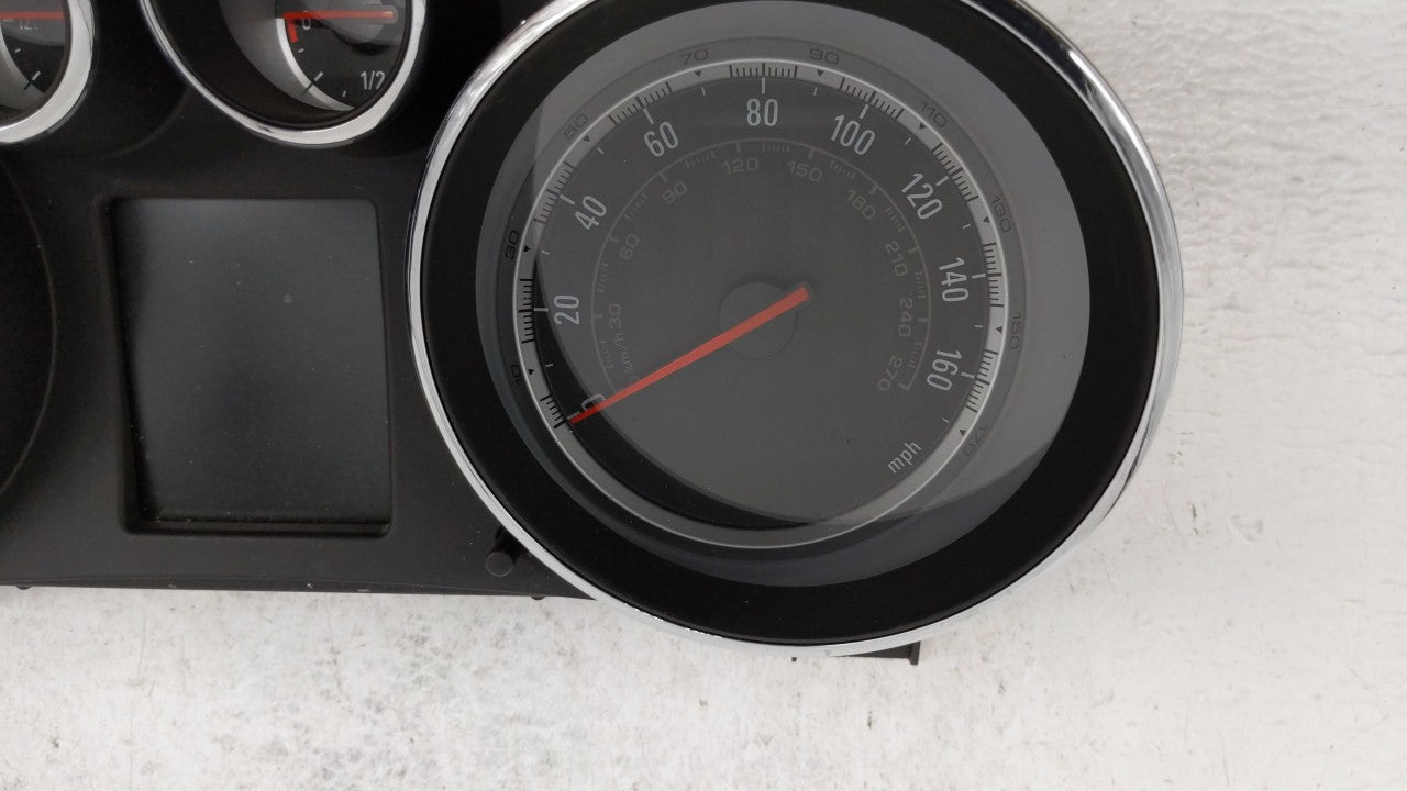 2011 Buick Regal Instrument Cluster Speedometer Gauges P/N:22783067 Fits OEM Used Auto Parts - Oemusedautoparts1.com
