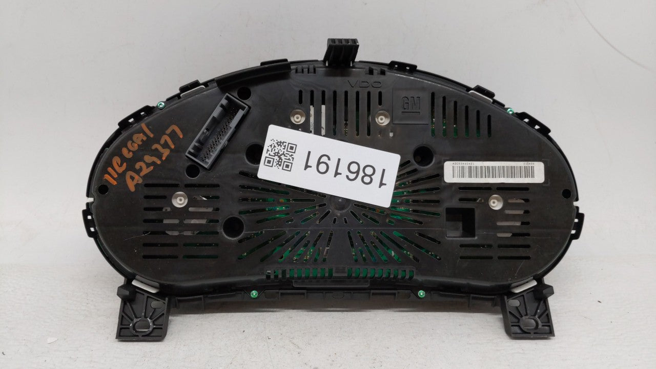 2011 Buick Regal Instrument Cluster Speedometer Gauges P/N:22783067 Fits OEM Used Auto Parts - Oemusedautoparts1.com