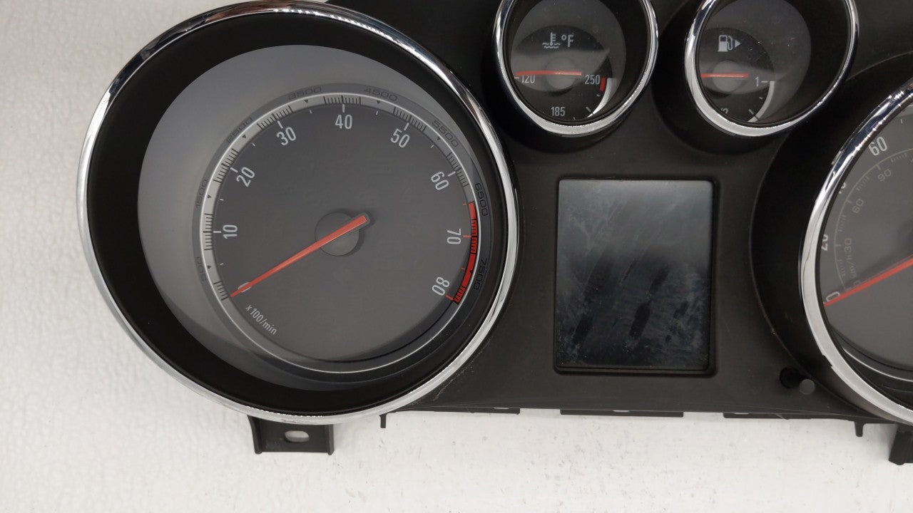2011 Buick Regal Instrument Cluster Speedometer Gauges P/N:20970757 Fits OEM Used Auto Parts - Oemusedautoparts1.com
