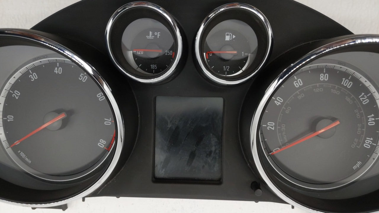 2011 Buick Regal Instrument Cluster Speedometer Gauges P/N:20970757 Fits OEM Used Auto Parts - Oemusedautoparts1.com