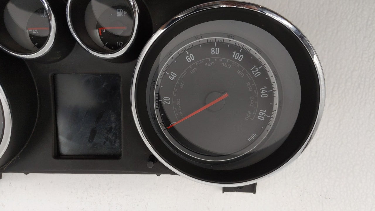 2011 Buick Regal Instrument Cluster Speedometer Gauges P/N:20970757 Fits OEM Used Auto Parts - Oemusedautoparts1.com