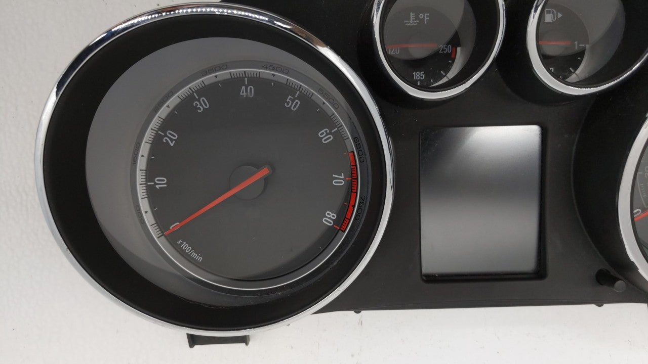 2011 Buick Regal Instrument Cluster Speedometer Gauges P/N:13332274 Fits OEM Used Auto Parts - Oemusedautoparts1.com