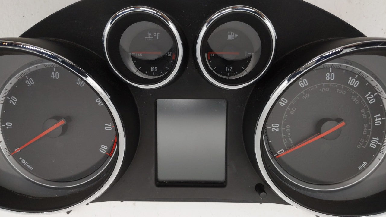 2011 Buick Regal Instrument Cluster Speedometer Gauges P/N:13332274 Fits OEM Used Auto Parts - Oemusedautoparts1.com