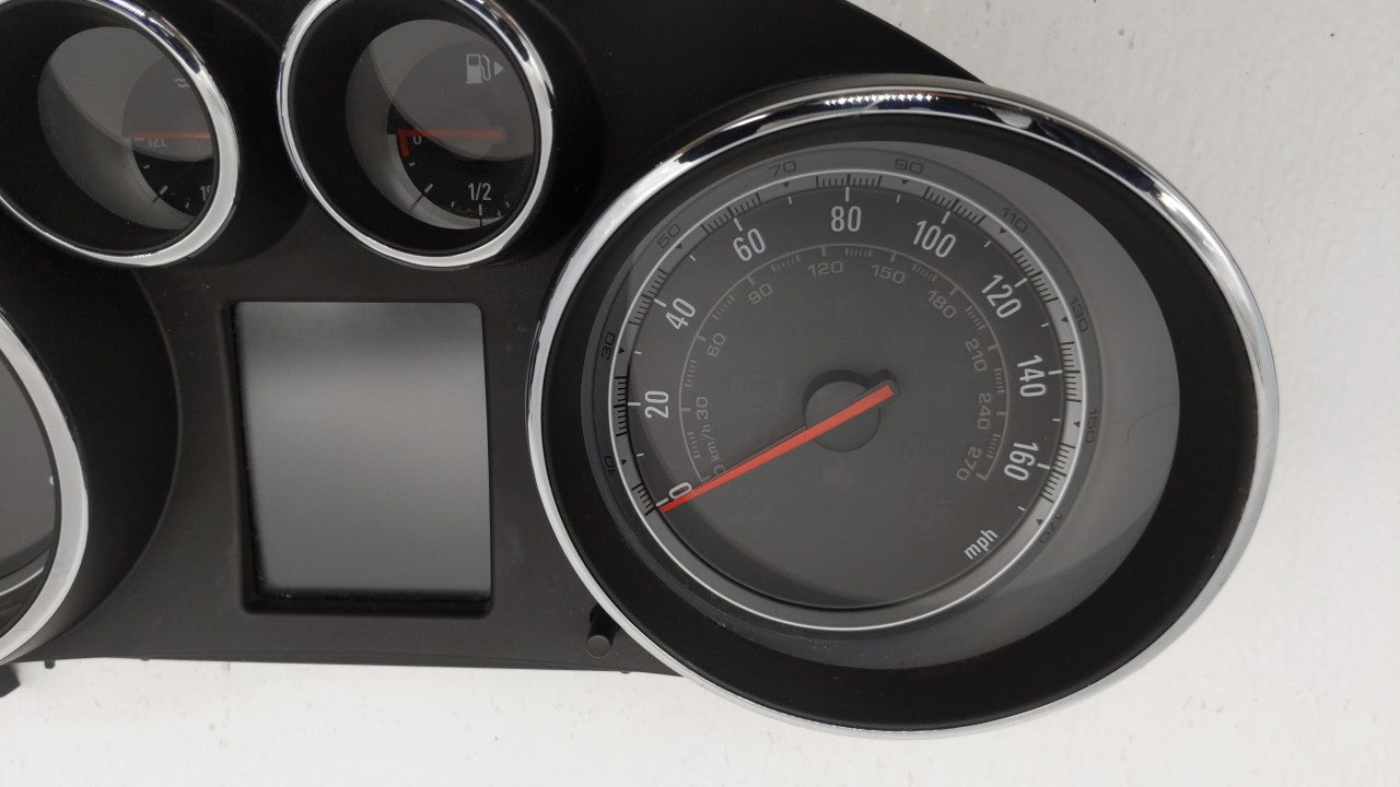 2011 Buick Regal Instrument Cluster Speedometer Gauges P/N:13332274 Fits OEM Used Auto Parts - Oemusedautoparts1.com