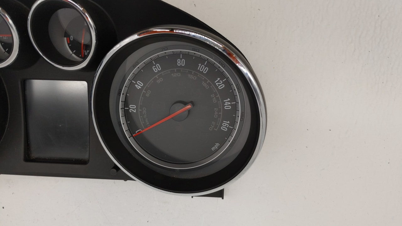 2011 Buick Regal Instrument Cluster Speedometer Gauges P/N:20970757 Fits OEM Used Auto Parts - Oemusedautoparts1.com