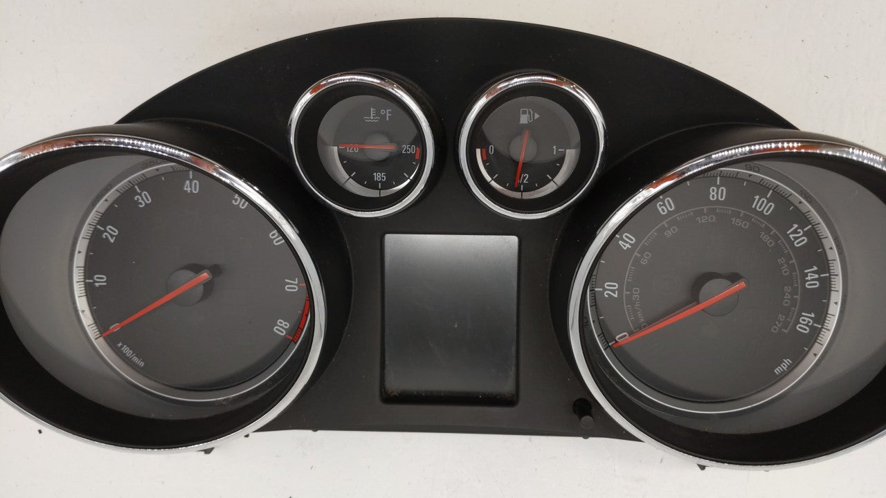 2011 Buick Regal Instrument Cluster Speedometer Gauges P/N:20970757 Fits OEM Used Auto Parts - Oemusedautoparts1.com
