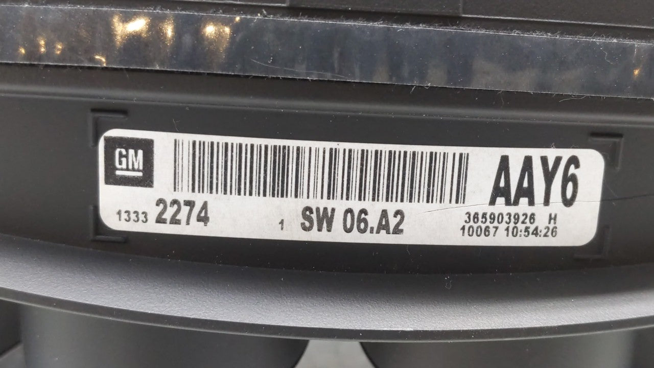 2011 Buick Regal Instrument Cluster Speedometer Gauges P/N:13332274 Fits OEM Used Auto Parts - Oemusedautoparts1.com