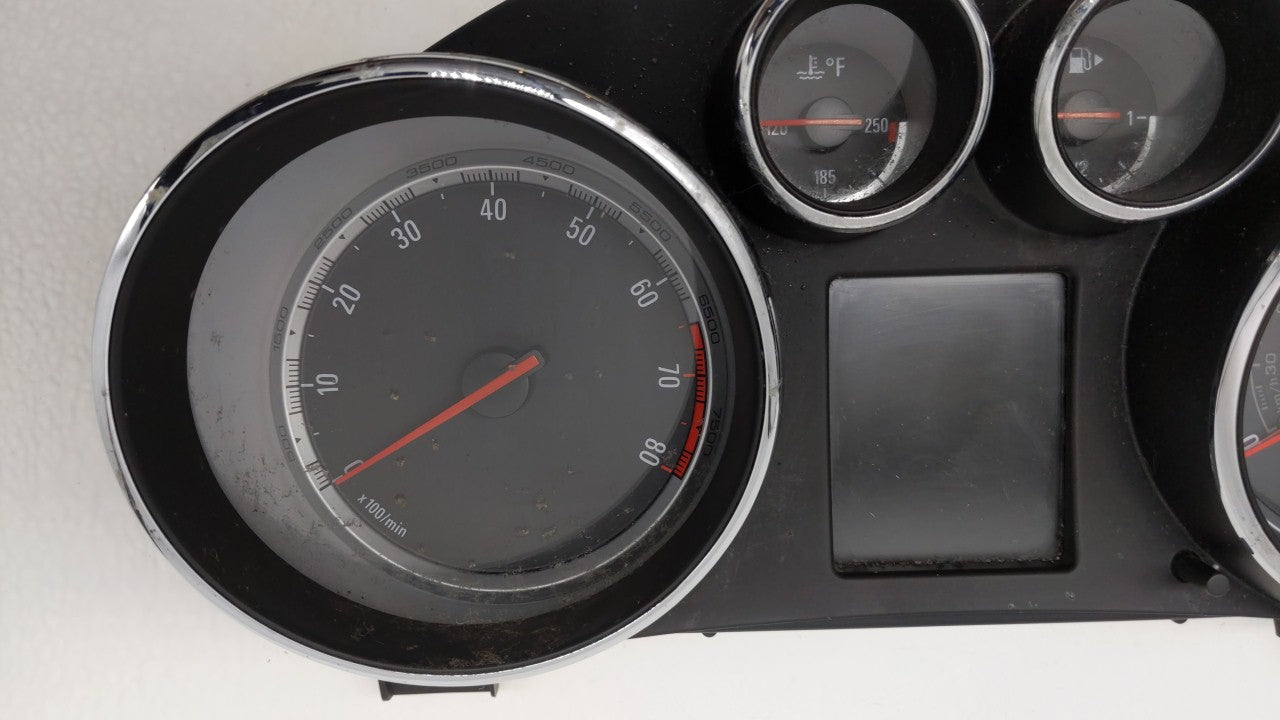 2011 Buick Regal Instrument Cluster Speedometer Gauges P/N:22783067 Fits OEM Used Auto Parts - Oemusedautoparts1.com