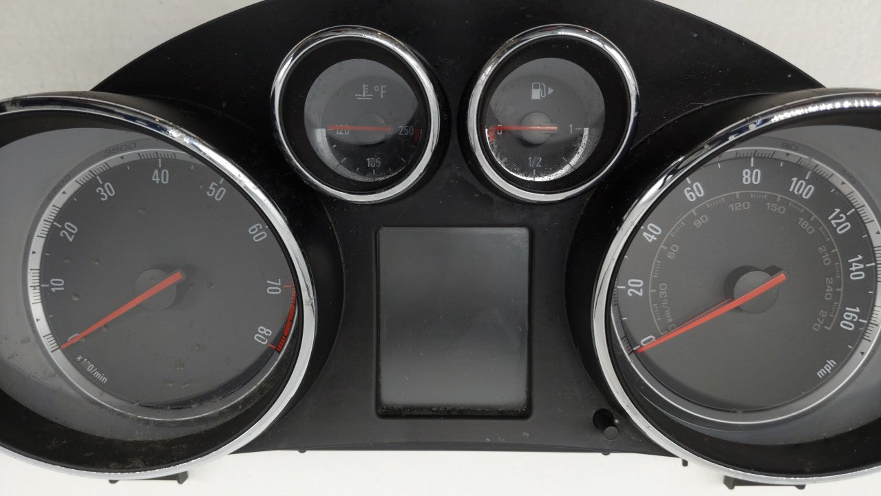 2011 Buick Regal Instrument Cluster Speedometer Gauges P/N:22783067 Fits OEM Used Auto Parts - Oemusedautoparts1.com