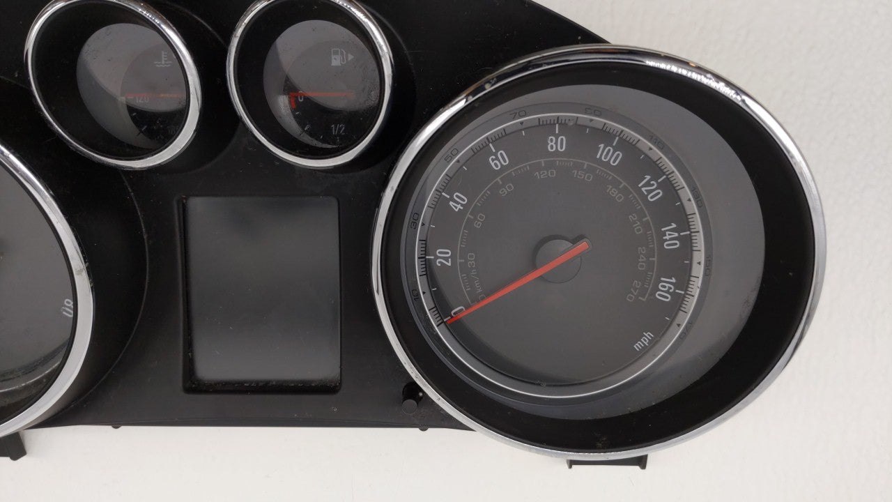 2011 Buick Regal Instrument Cluster Speedometer Gauges P/N:22783067 Fits OEM Used Auto Parts - Oemusedautoparts1.com