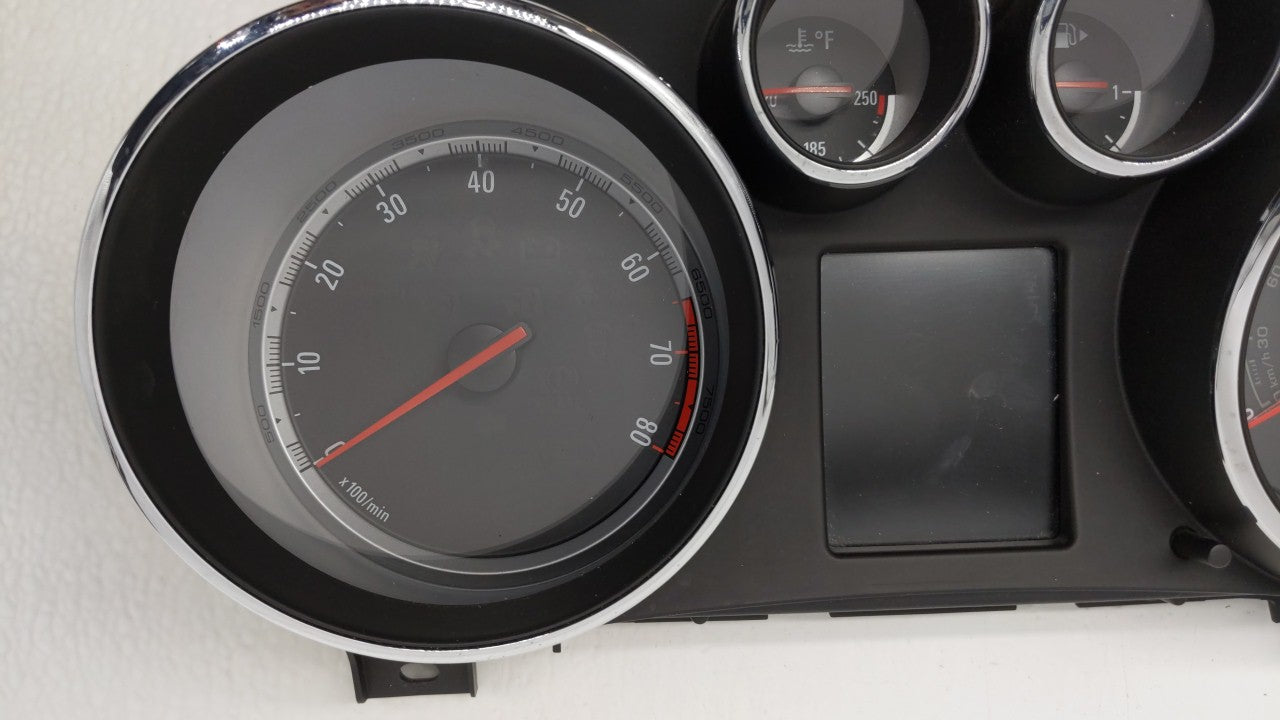 2011 Buick Regal Instrument Cluster Speedometer Gauges P/N:22783067 Fits OEM Used Auto Parts - Oemusedautoparts1.com