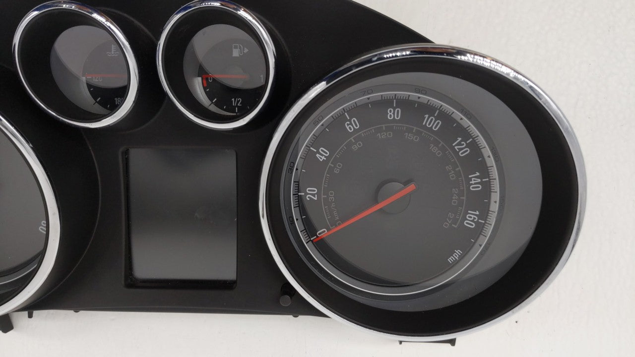 2011 Buick Regal Instrument Cluster Speedometer Gauges P/N:22783067 Fits OEM Used Auto Parts - Oemusedautoparts1.com
