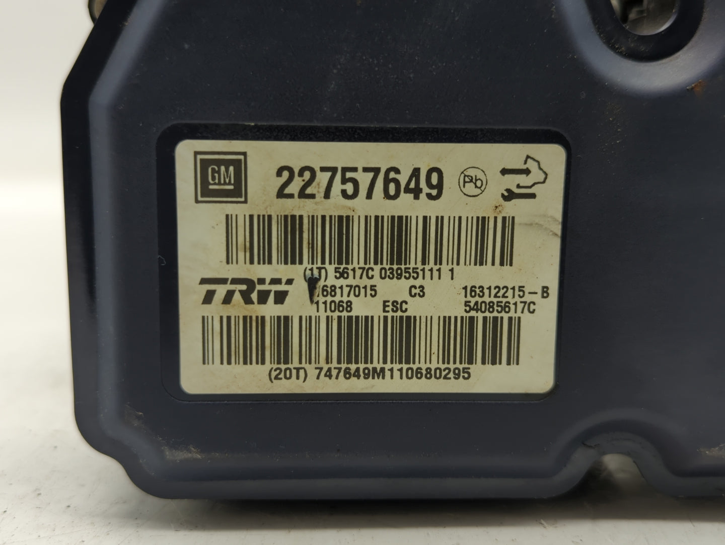 2011 Buick Regal ABS Pump Control Module Replacement P/N:13328651 13332549, 22757649, 22757639 Fits OEM Used Auto Parts - Oe