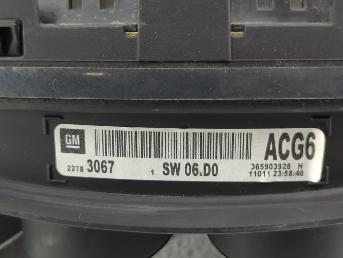 2011 Buick Regal Instrument Cluster Speedometer Gauges P/N:22783067 Fits OEM Used Auto Parts - Oemusedautoparts1.com