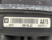 2011 Buick Regal Instrument Cluster Speedometer Gauges P/N:13332274 Fits OEM Used Auto Parts - Oemusedautoparts1.com