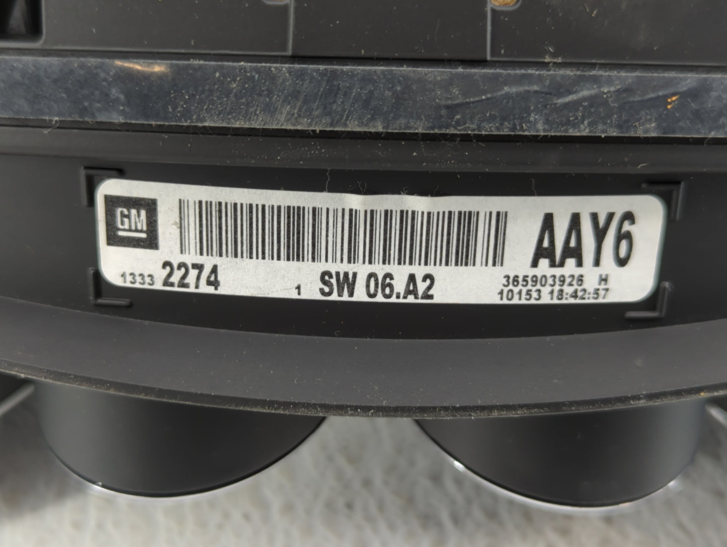 2011 Buick Regal Instrument Cluster Speedometer Gauges P/N:13332274 Fits OEM Used Auto Parts - Oemusedautoparts1.com