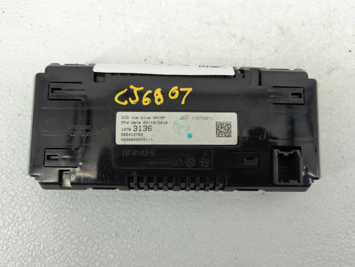 2011-2012 Buick Regal Information Radio Display Screen - Oemusedautoparts1.com
