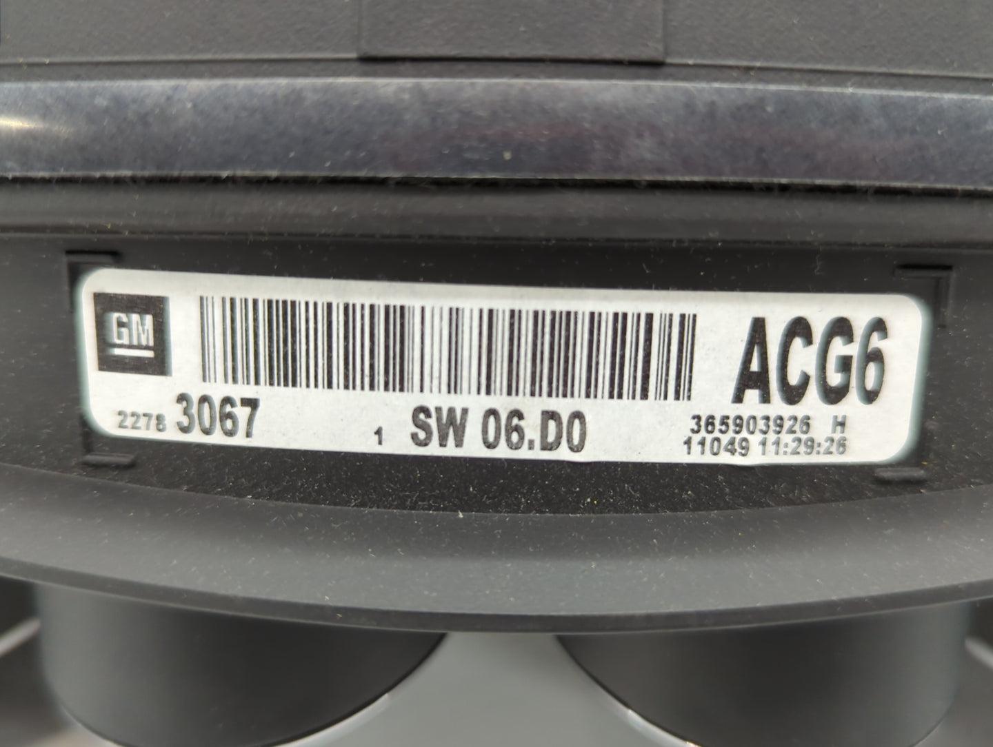 2011 Buick Regal Instrument Cluster Speedometer Gauges P/N:22783067 Fits OEM Used Auto Parts - Oemusedautoparts1.com