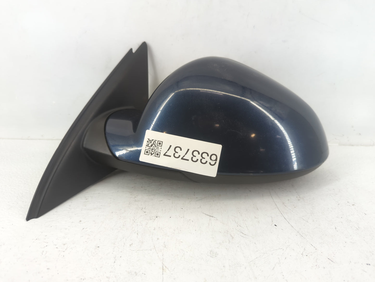 2011-2013 Buick Regal Driver Left Side View Manual Door Mirror Dark Blue - Oemusedautoparts1.com