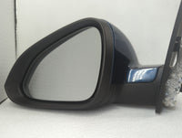 2011-2013 Buick Regal Driver Left Side View Manual Door Mirror Dark Blue - Oemusedautoparts1.com