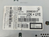 2011 Buick Regal Radio AM FM Cd Player Receiver Replacement P/N:20983517 Fits Fits 2010 OEM Used Auto Parts - Oemusedautopar