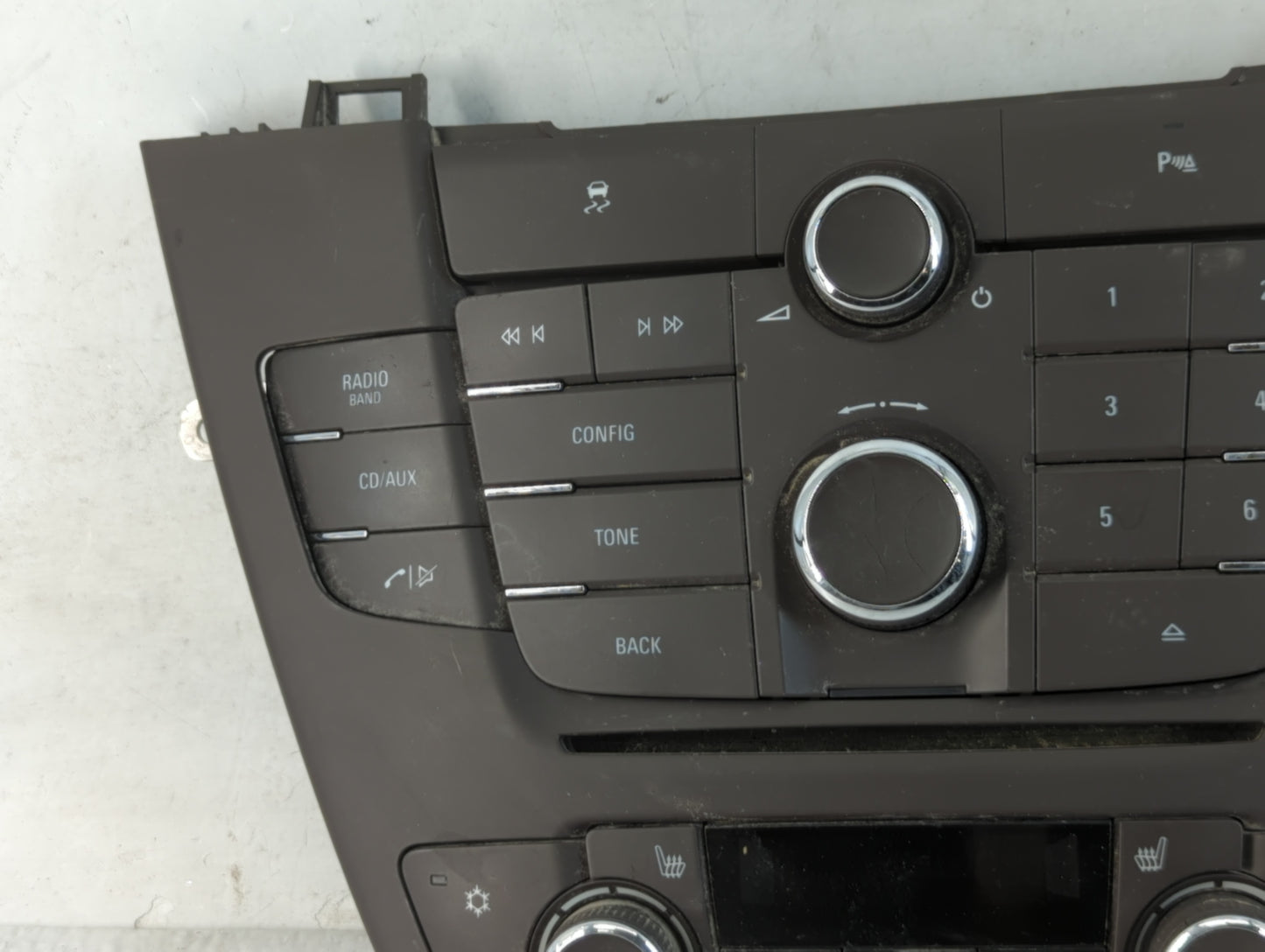 2011 Buick Regal Radio AM FM Cd Player Receiver Replacement P/N:13277916 Fits OEM Used Auto Parts - Oemusedautoparts1.com