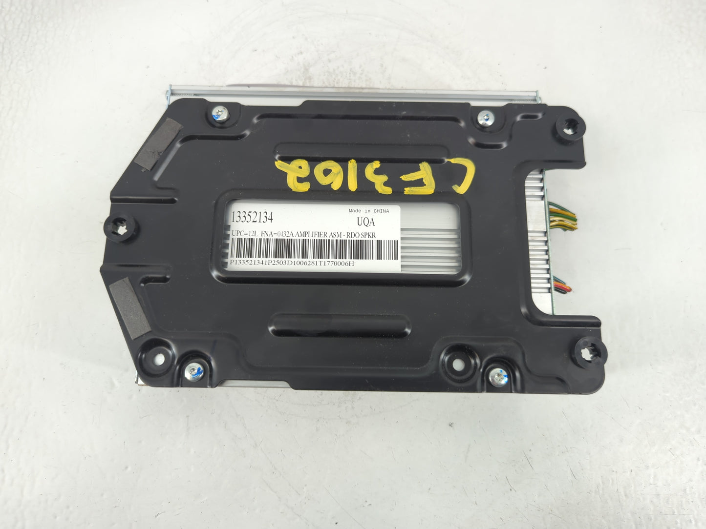 2011 Buick Regal Radio AM FM Cd Player Receiver Replacement P/N:13352134 Fits OEM Used Auto Parts - Oemusedautoparts1.com