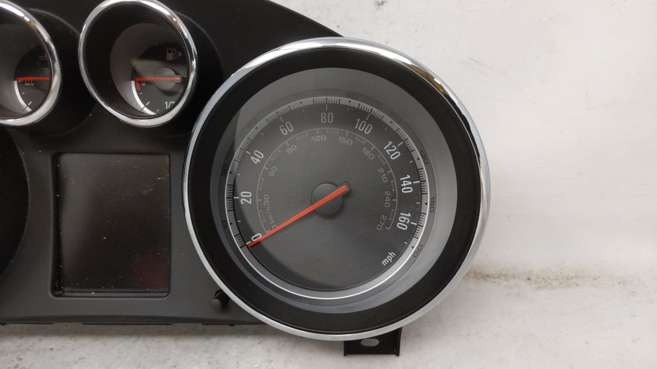 2011 Buick Regal Instrument Cluster Speedometer Gauges P/N:22783067 Fits OEM Used Auto Parts - Oemusedautoparts1.com