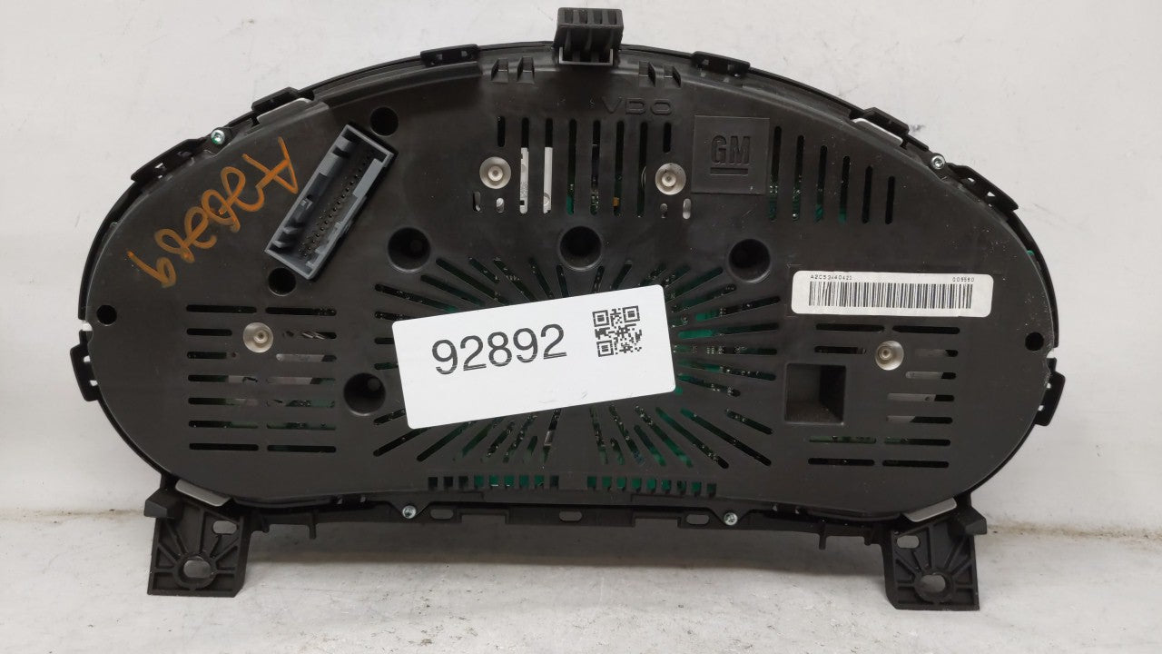 2011 Buick Regal Instrument Cluster Speedometer Gauges P/N:22783067 Fits OEM Used Auto Parts - Oemusedautoparts1.com