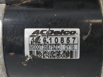2008-2015 Cadillac Cts Car Starter Motor Solenoid OEM P/N:M000T35875ZC 12610857 Fits Fits 2008 2009 2010 2011 2012 2013 2014 2015 OEM Used Auto Parts