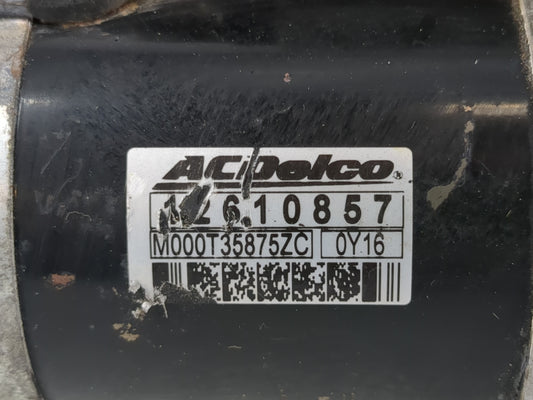 2008-2015 Cadillac Cts Car Starter Motor Solenoid OEM P/N:M000T35875ZC 12610857 Fits Fits 2008 2009 2010 2011 2012 2013 2014 2015 OEM Used Auto Parts