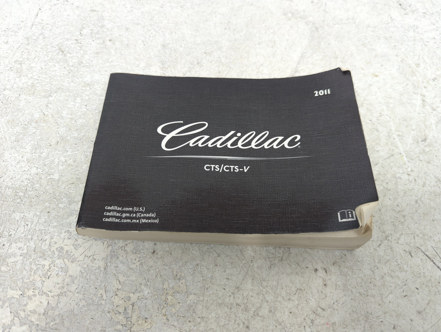 2011 Cadillac Cts Owners Manual Book Guide P/N:2597455B OEM Used Auto Parts - Oemusedautoparts1.com