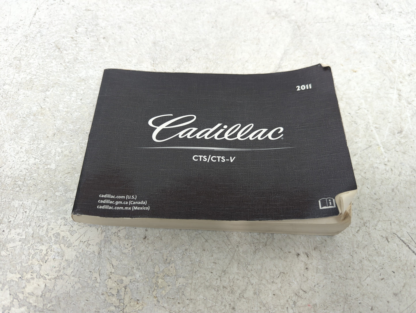 2011 Cadillac Cts Owners Manual Book Guide P/N:2597455B OEM Used Auto Parts - Oemusedautoparts1.com