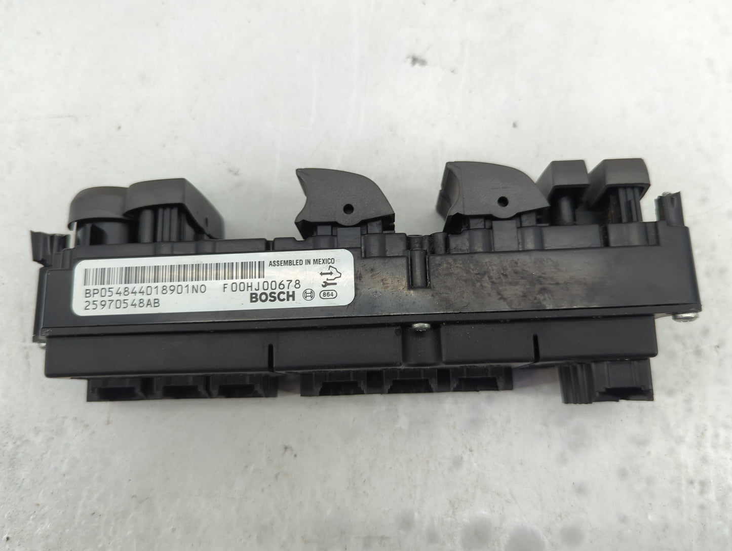 2008-2014 Cadillac Cts Master Power Window Switch Replacement Driver Side Left P/N:25970548AB F00HJ00678 Fits OEM Used Auto 