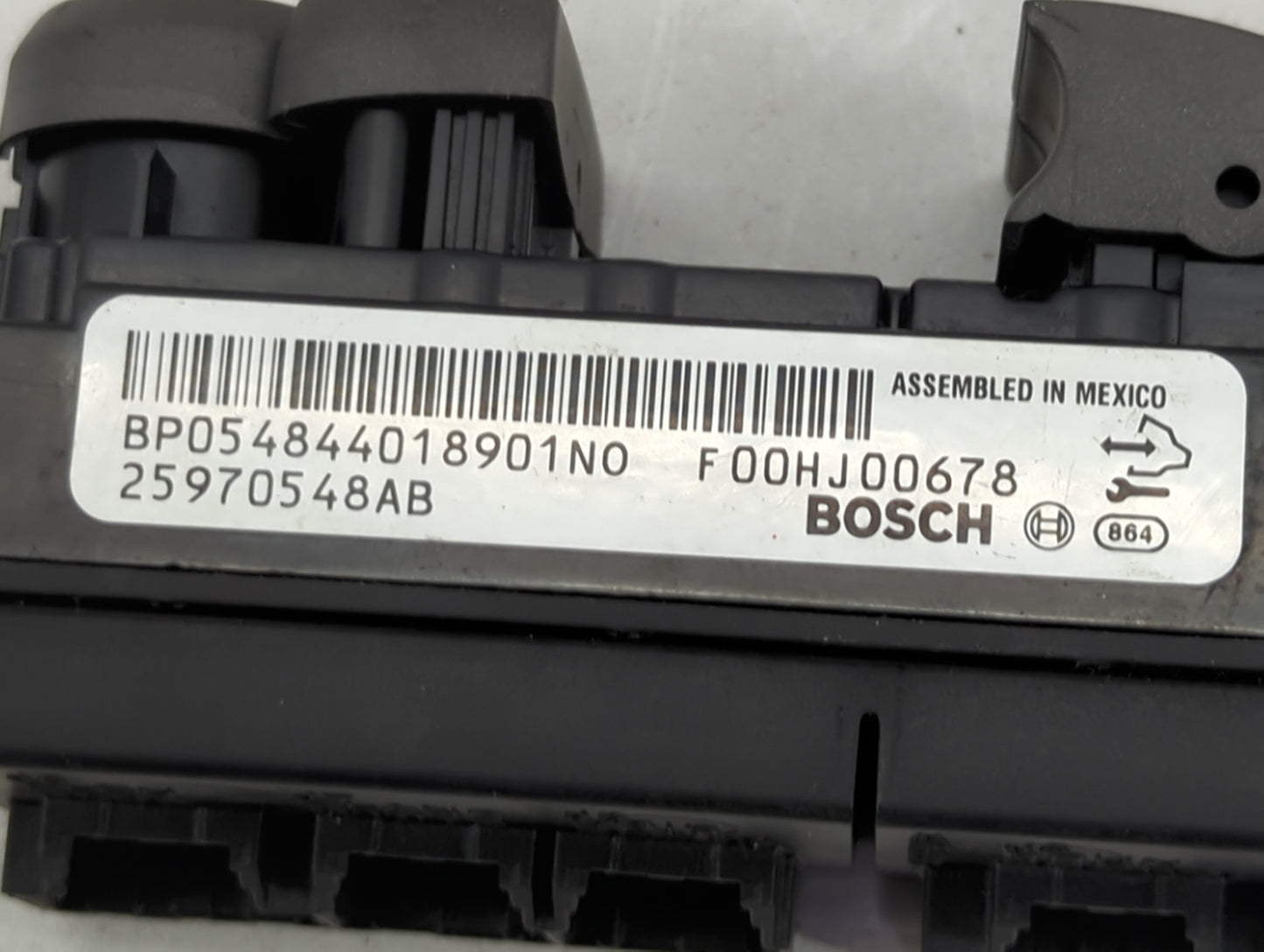 2008-2014 Cadillac Cts Master Power Window Switch Replacement Driver Side Left P/N:25970548AB F00HJ00678 Fits OEM Used Auto 