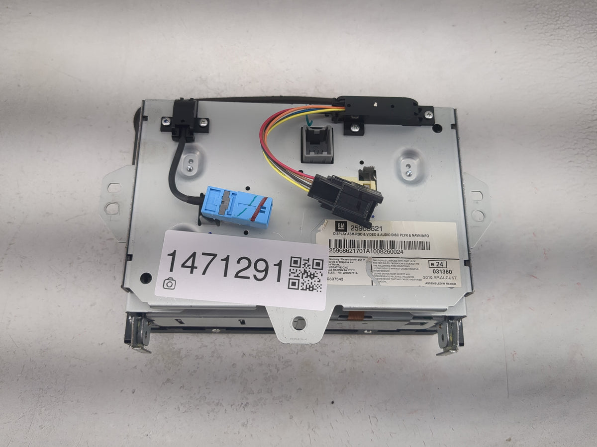 2008-2015 Cadillac Cts Information Radio Display Screen 1471291 - Oemusedautoparts1.com