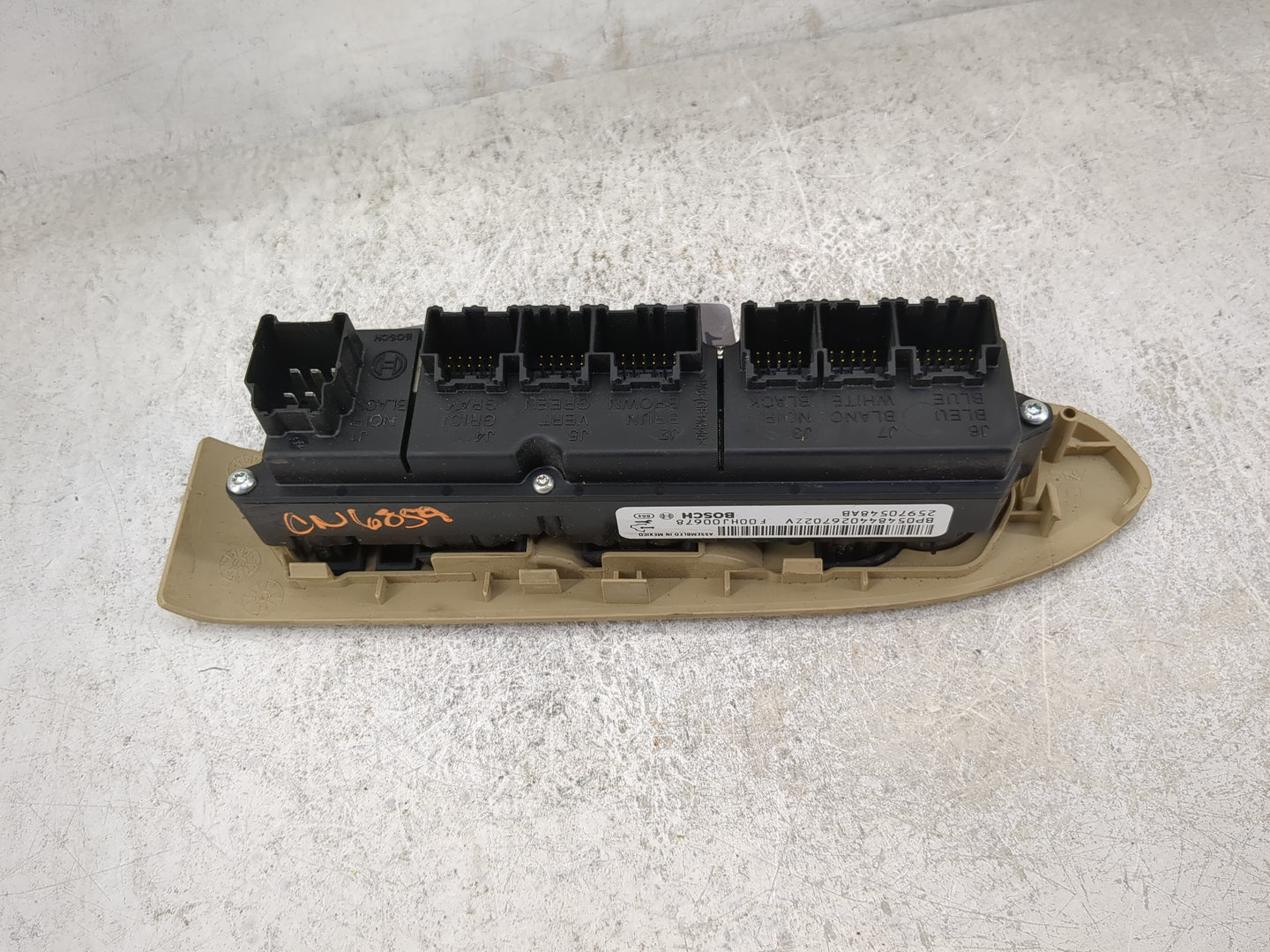 2008-2014 Cadillac Cts Master Power Window Switch Replacement Driver Side Left P/N:25970548AB BP054844026702ZV Fits OEM Used