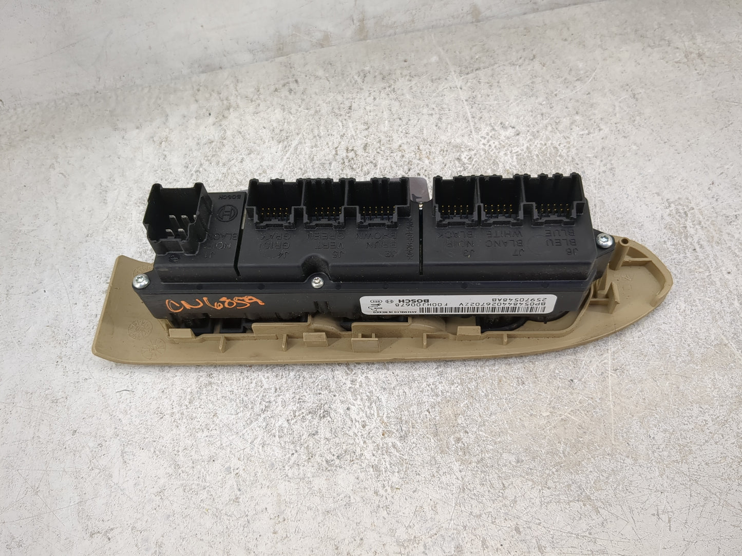 2008-2014 Cadillac Cts Master Power Window Switch Replacement Driver Side Left P/N:25970548AB BP054844026702ZV Fits OEM Used