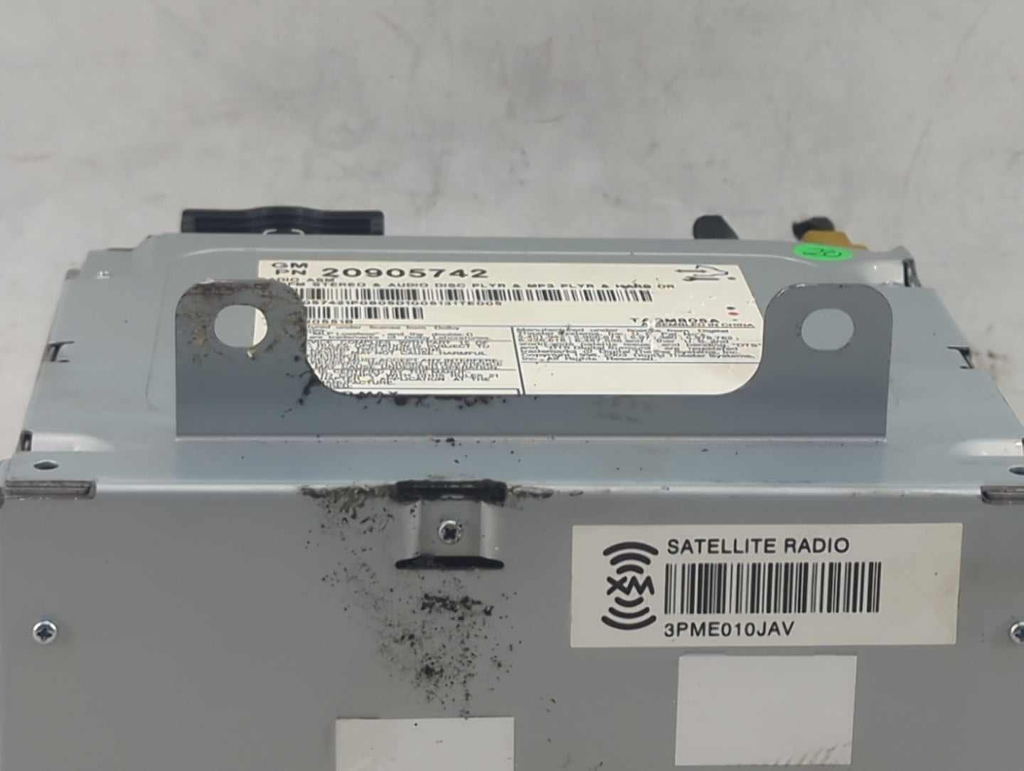 2008-2014 Cadillac Cts Radio AM FM Cd Player Receiver Replacement P/N:20905742 3PME010JAV Fits OEM Used Auto Parts - Oemused