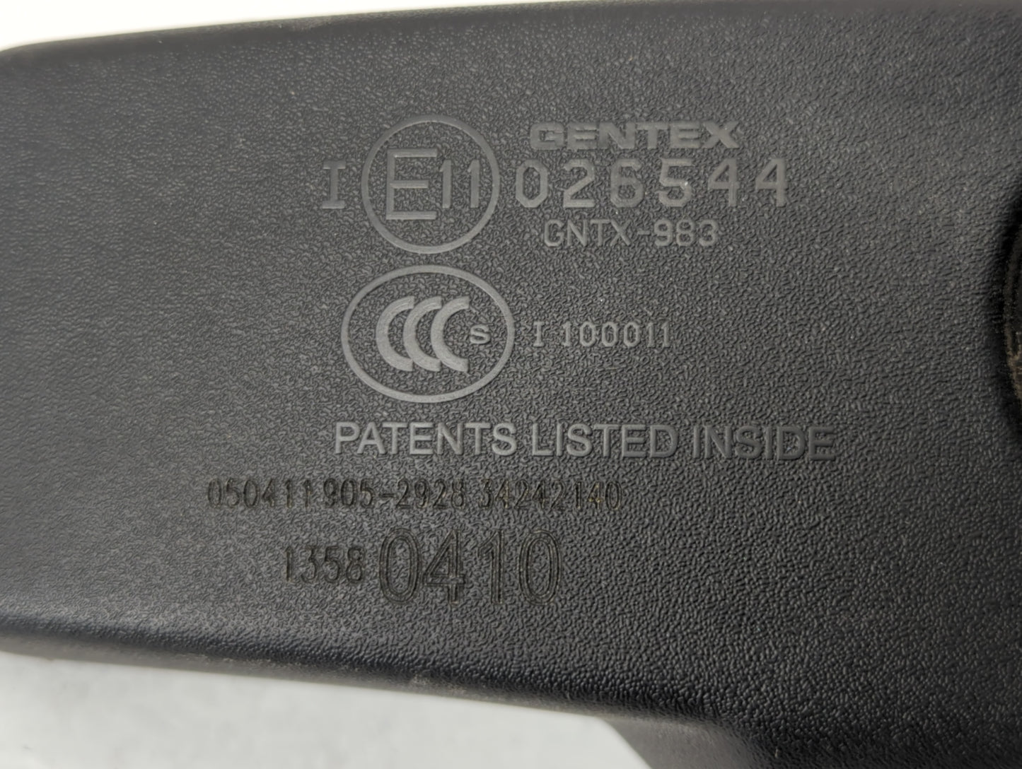 2011 Cadillac Cts Interior Rear View Mirror Replacement OEM P/N:E11026544 Fits OEM Used Auto Parts - Oemusedautoparts1.com