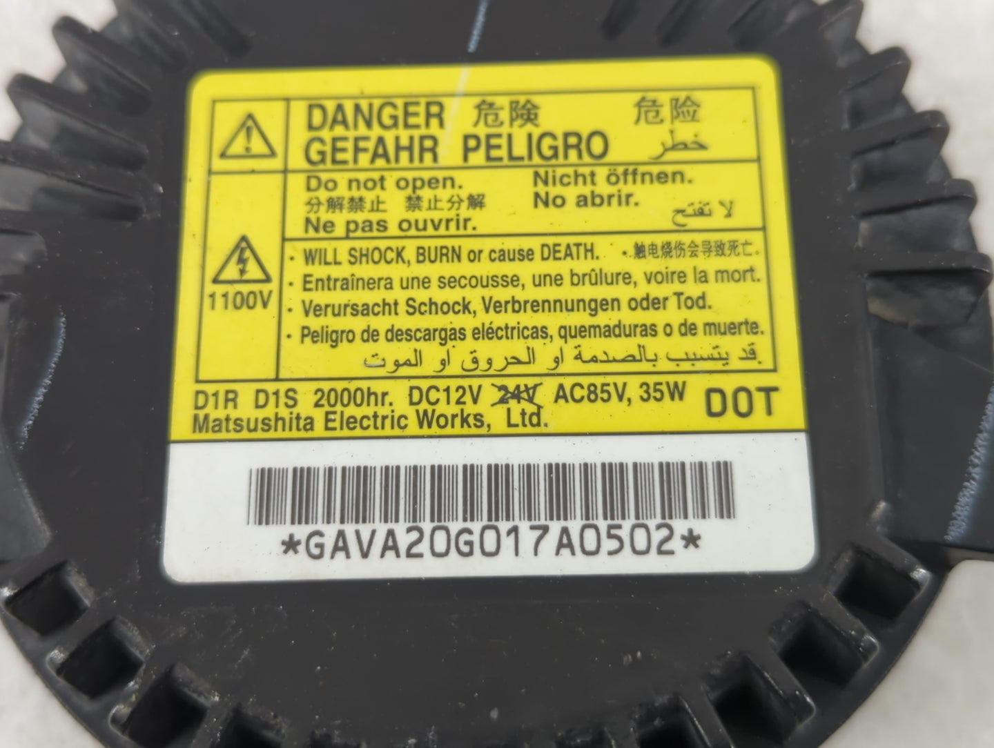 2010-2012 Cadillac Cts Headlight Ballast Head Light - Oemusedautoparts1.com