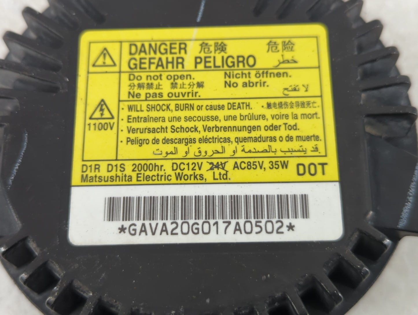 2010-2012 Cadillac Cts Headlight Ballast Head Light - Oemusedautoparts1.com