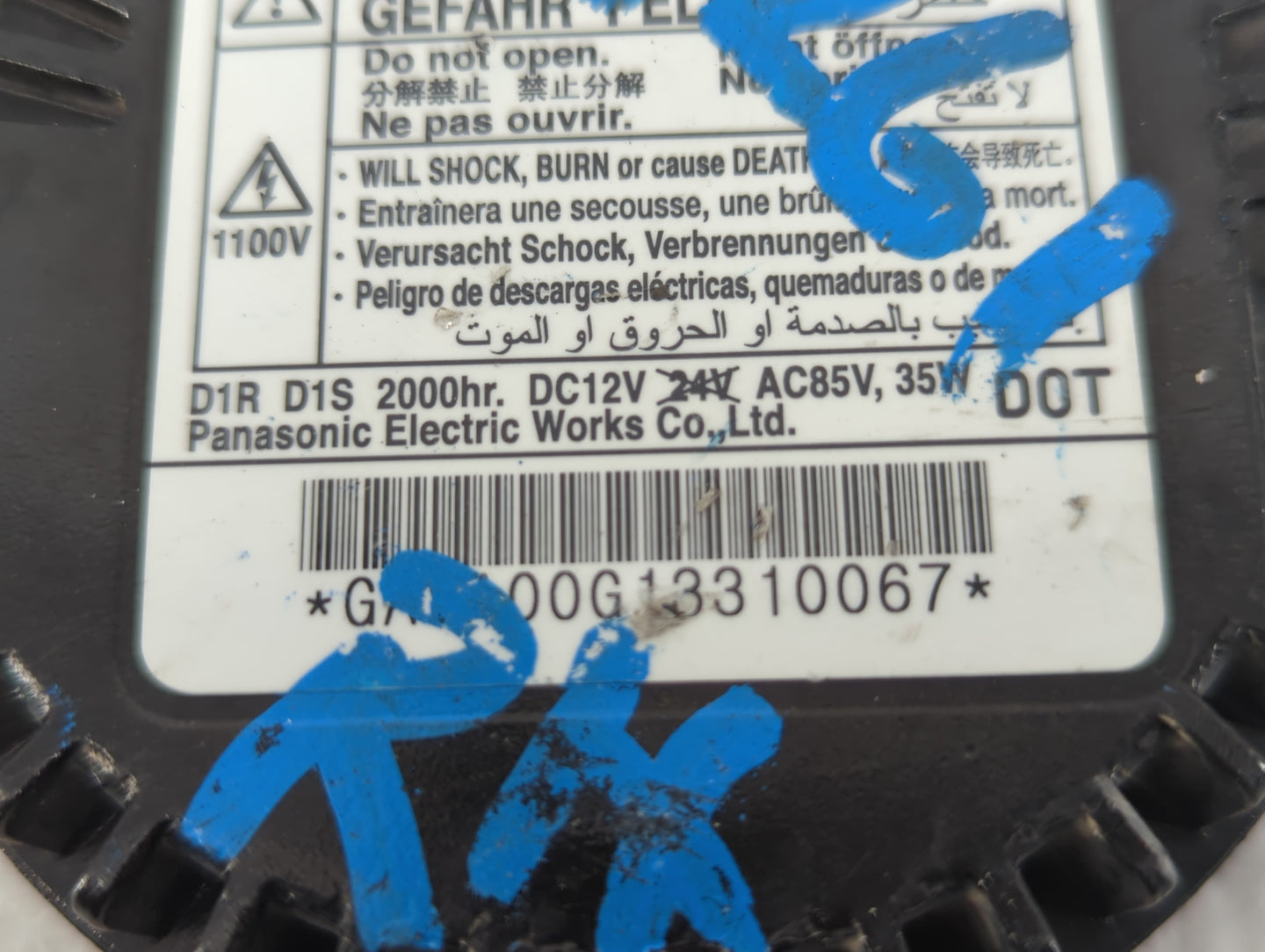 2010-2012 Cadillac Cts Headlight Ballast Head Light - Oemusedautoparts1.com