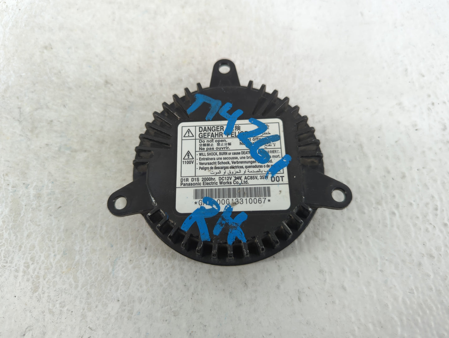 2010-2012 Cadillac Cts Headlight Ballast Head Light - Oemusedautoparts1.com