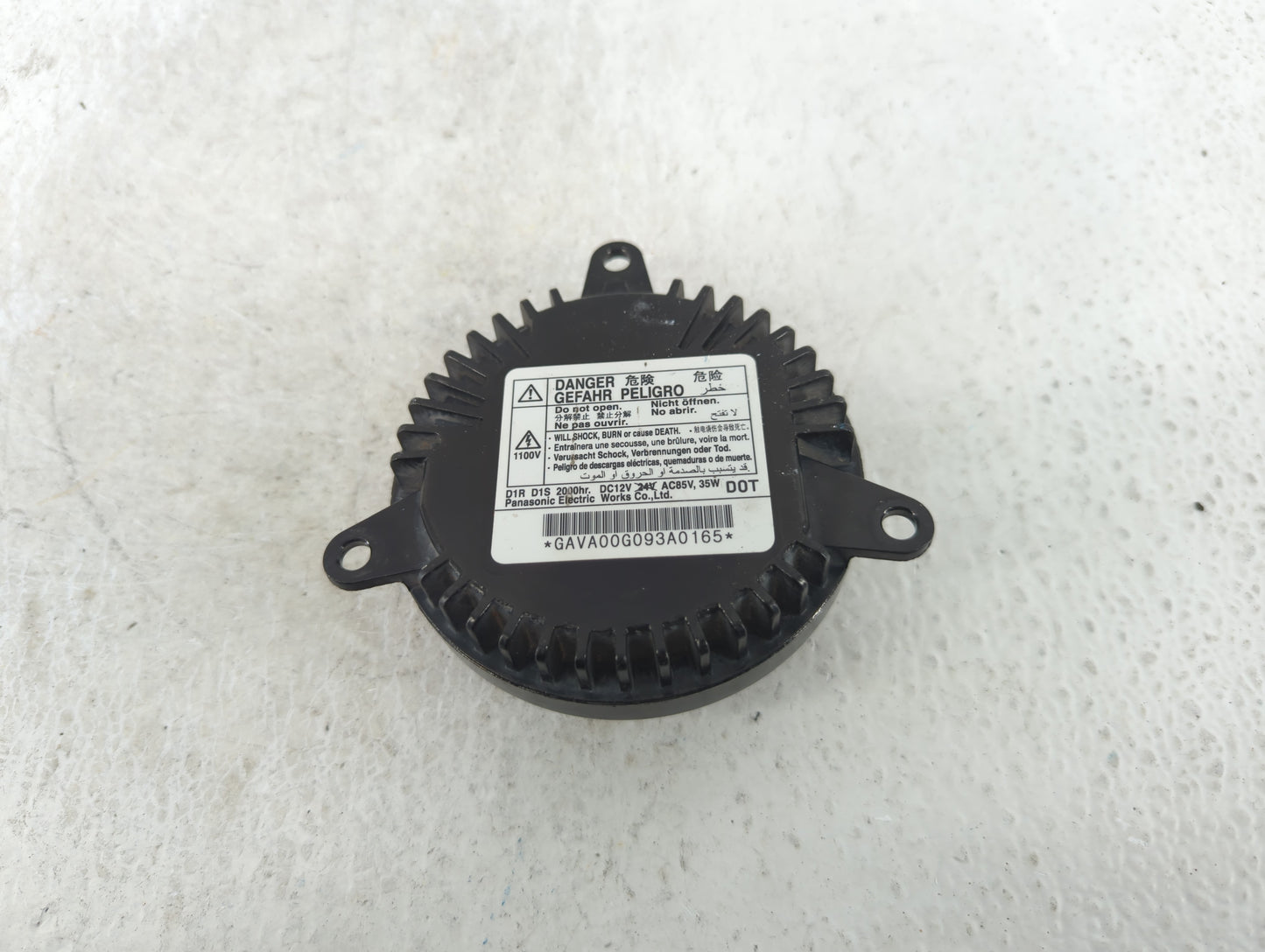 2008-2013 Cadillac Cts Headlight Ballast Head Light Silver Coast Metallic - Oemusedautoparts1.com