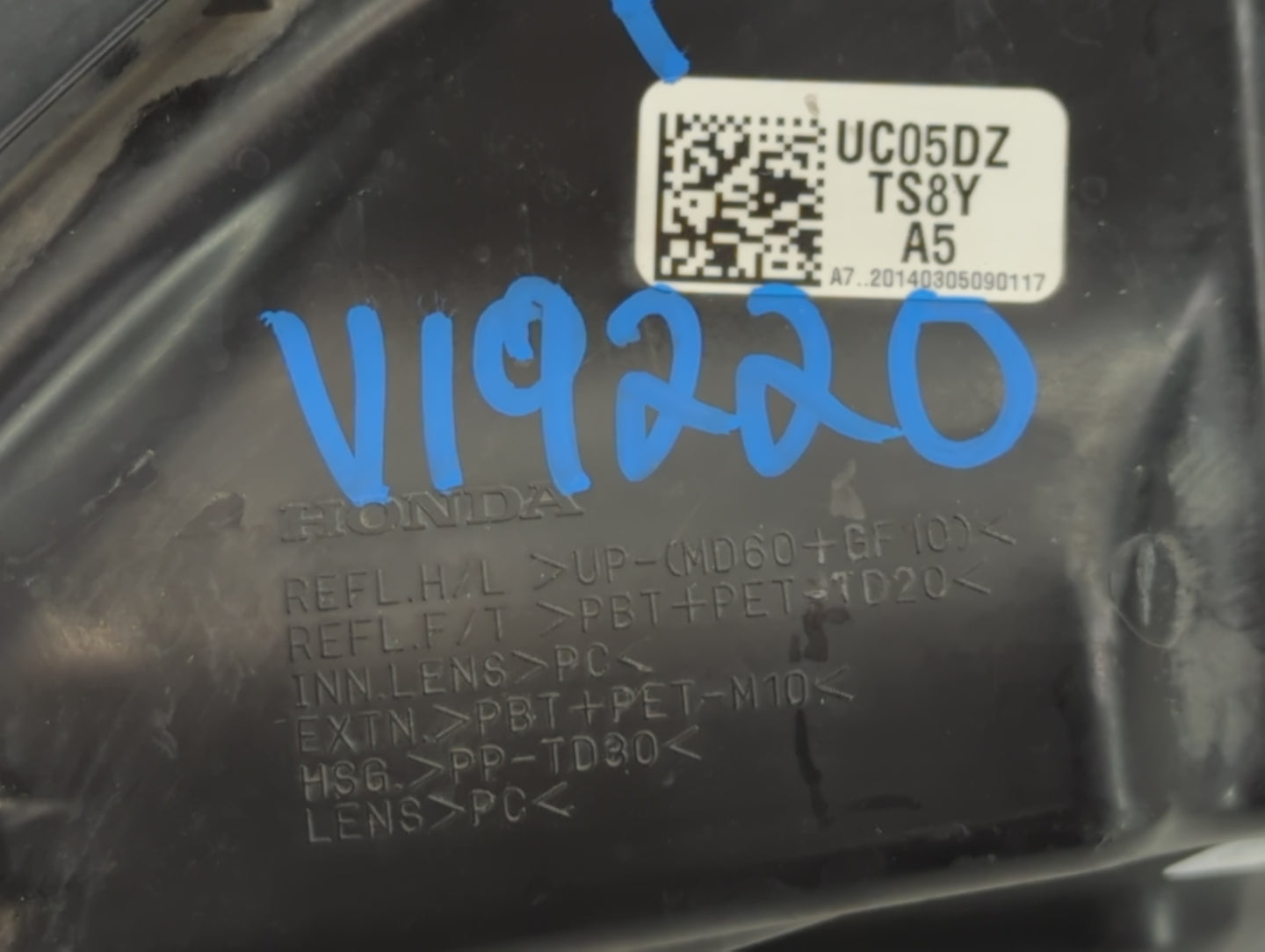 2008-2014 Cadillac Cts Driver Left Oem Head Light Headlight Lamp - Oemusedautoparts1.com