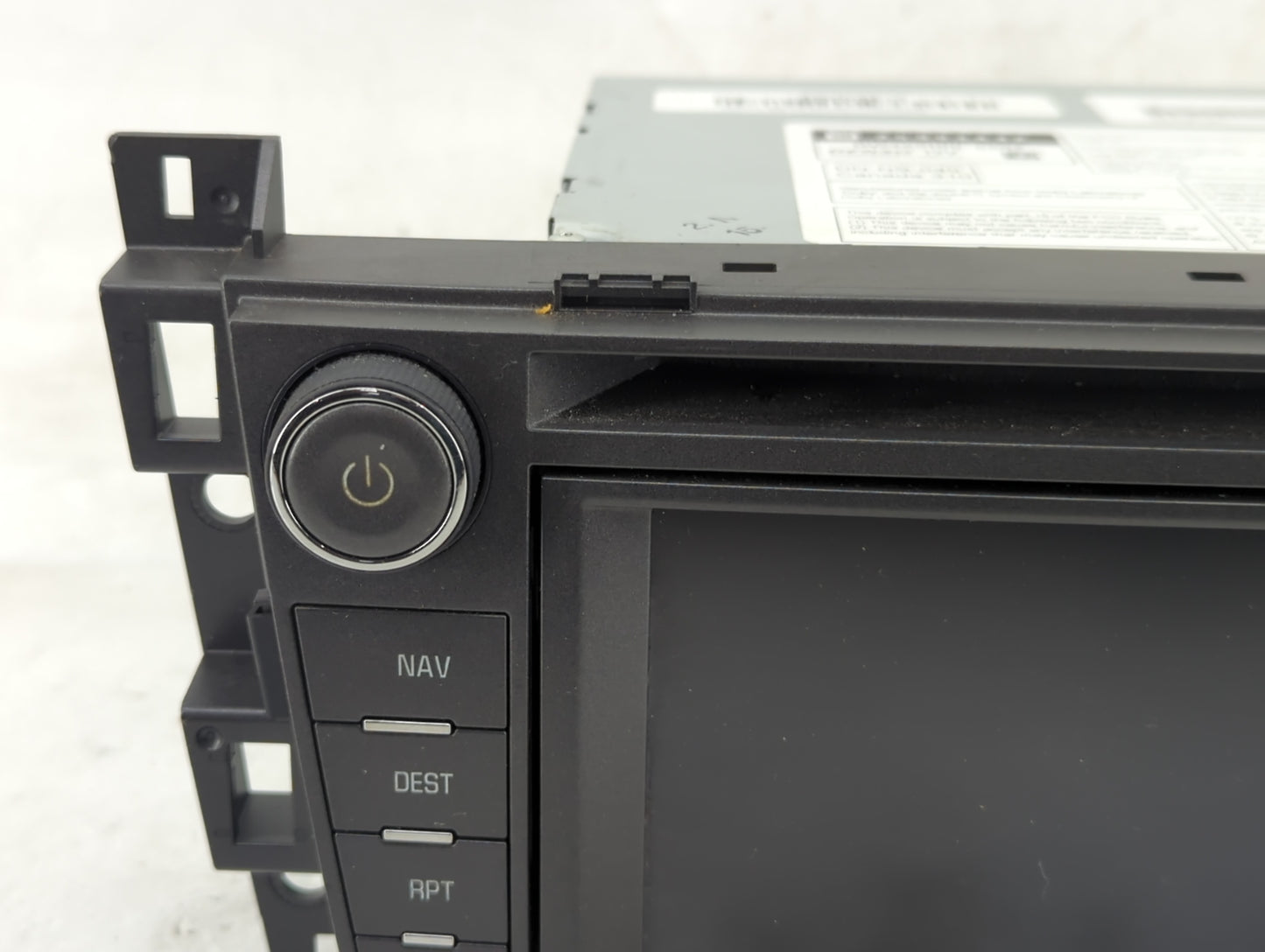 2009-2011 Cadillac Dts Radio AM FM Cd Player Receiver Replacement P/N:DW468100-6502 25993432 Fits Fits 2009 2010 2011 OEM Us