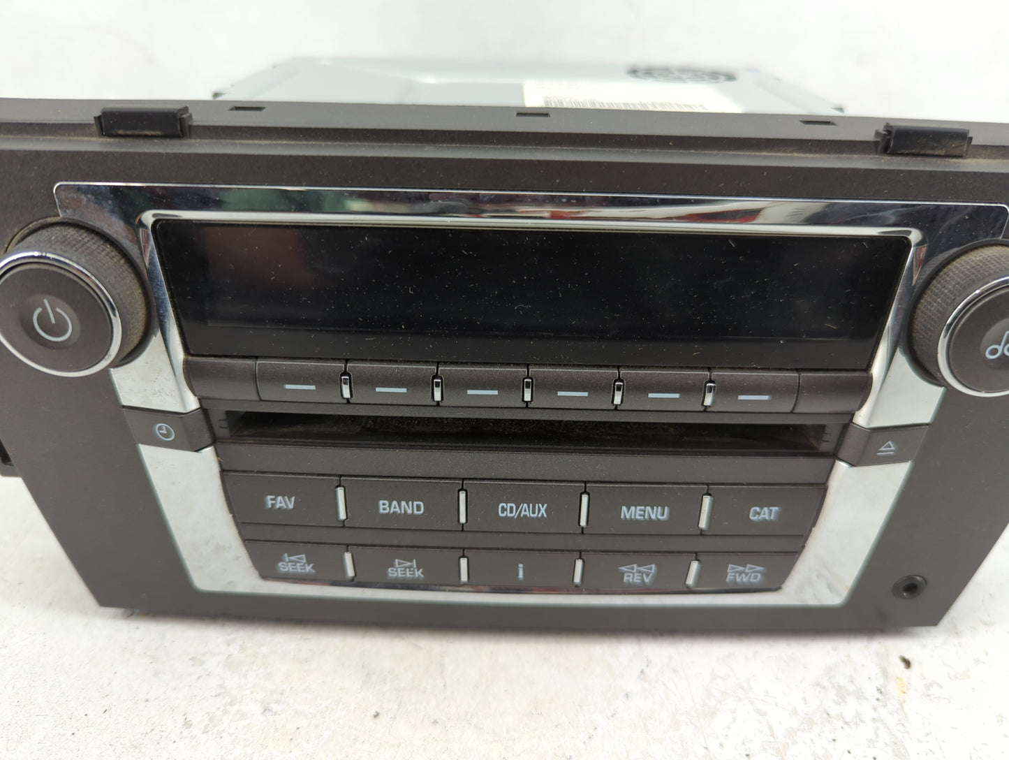 2006-2011 Cadillac Dts Radio AM FM Cd Player Receiver Replacement P/N:25849388 Fits OEM Used Auto Parts - Oemusedautoparts1.