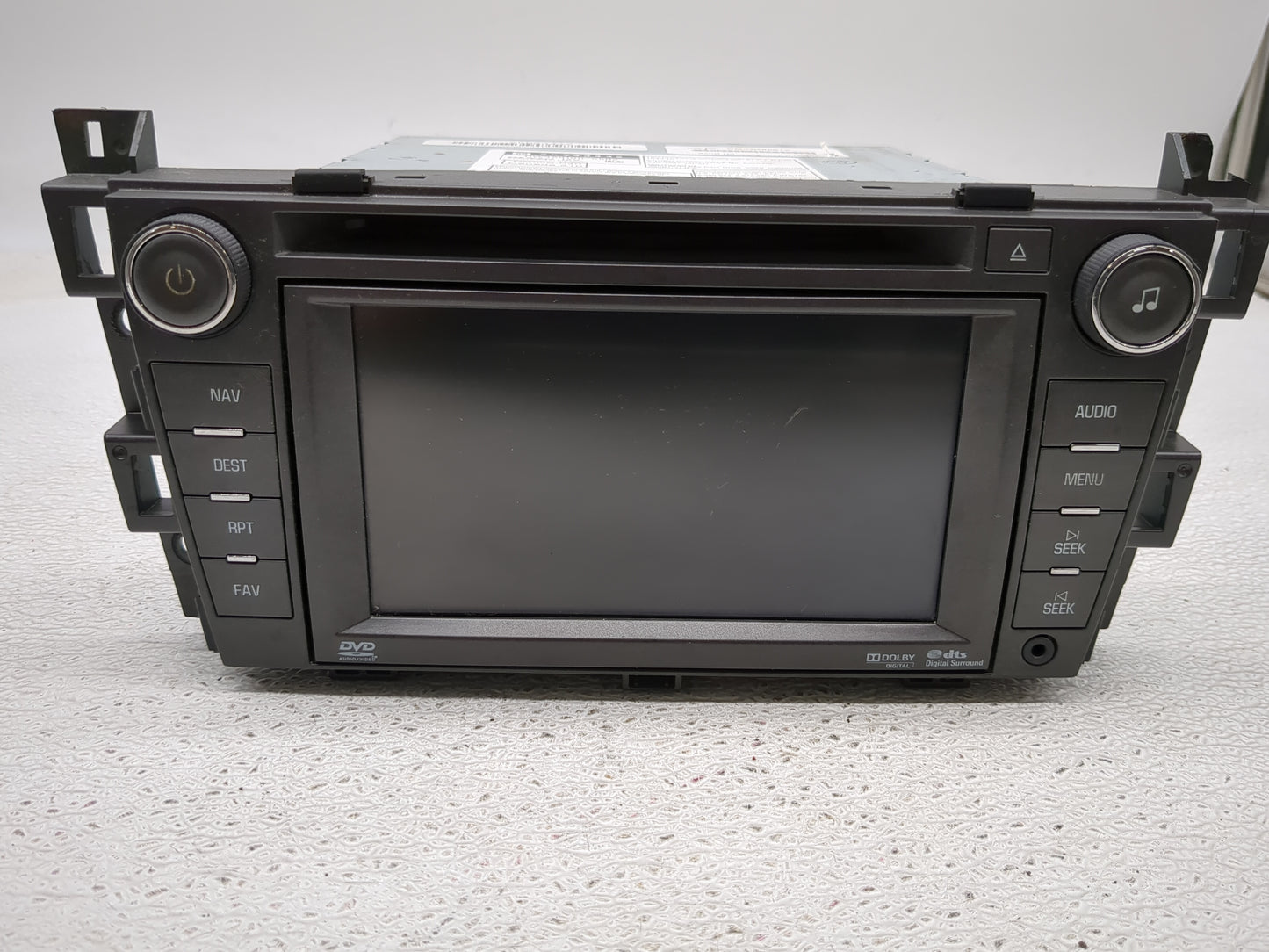 2009-2011 Cadillac Dts Radio AM FM Cd Player Receiver Replacement P/N:25993432 Fits Fits 2009 2010 2011 OEM Used Auto Parts 